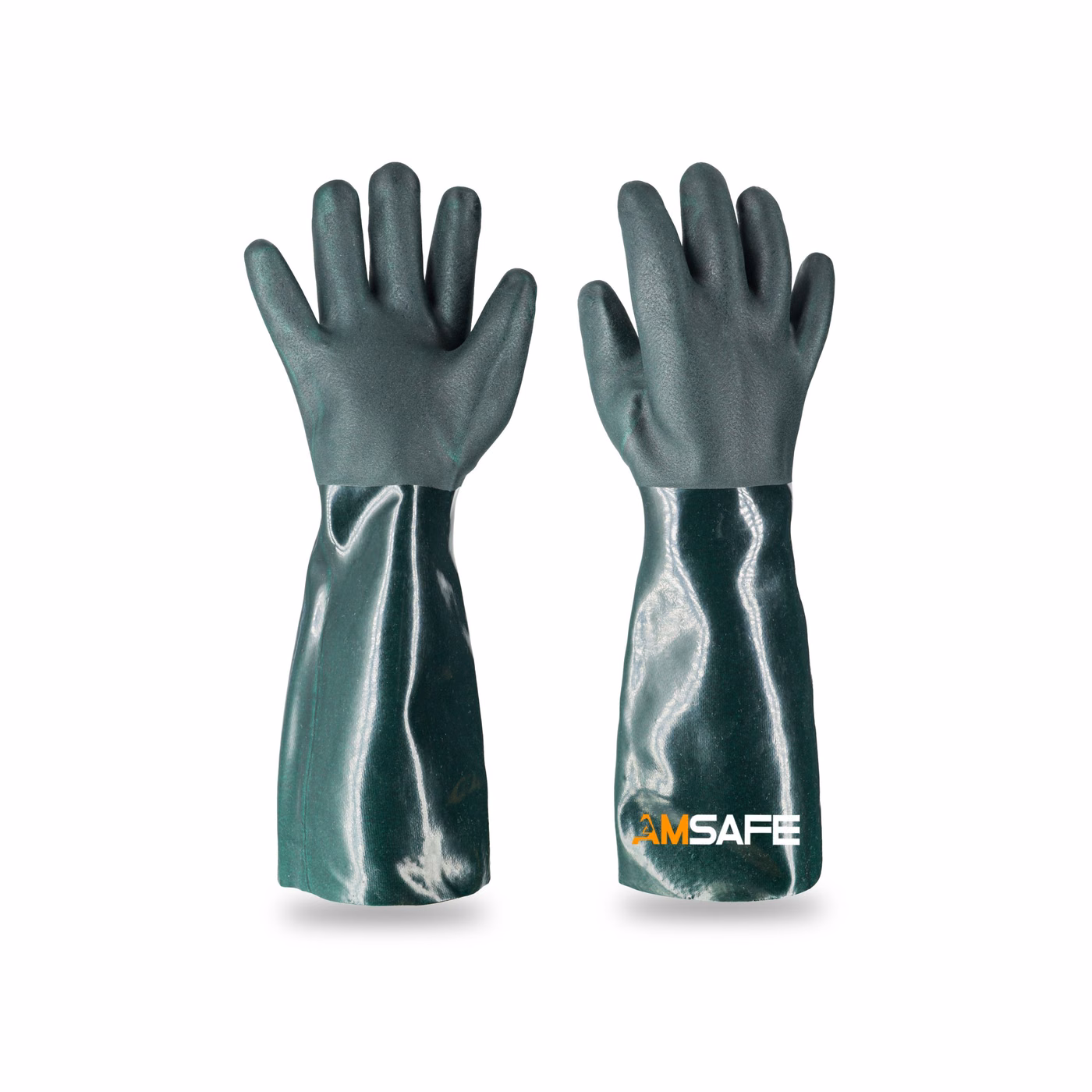 ASF-SP0991-CHEMGUARD pvc coated gloves upright product view