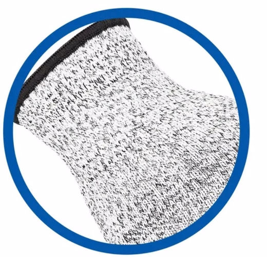 Close-up of the 10G A7/F blended cut resistant liner