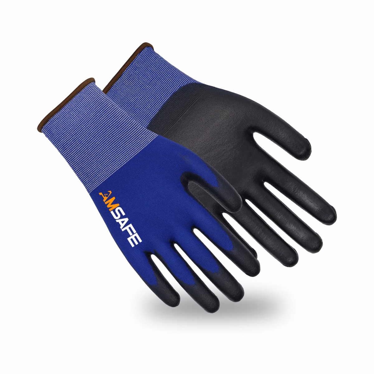 Angled AU1881 lightweight PU coated gloves