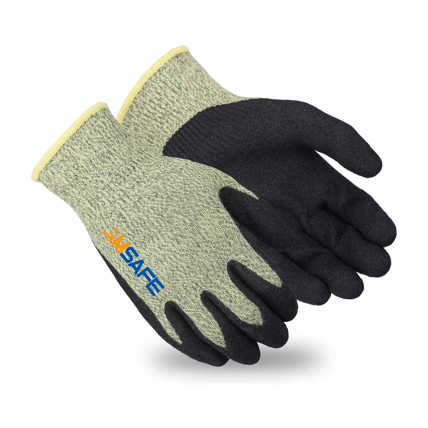 Angled SF3935 neoprene coated cut resistant gloves