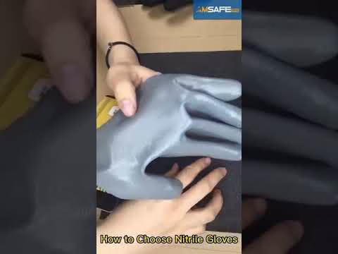 How to Choose Nitrile Coated Gloves