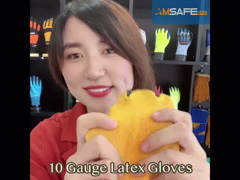10 Gauge Latex Gloves