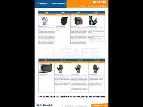 AI3301B Impact Cut Resistant Glove